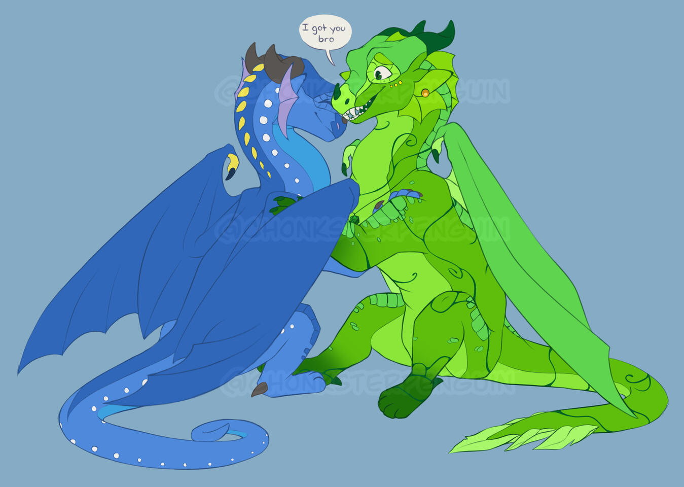 Rainwing and Peppermint @MachoMinty